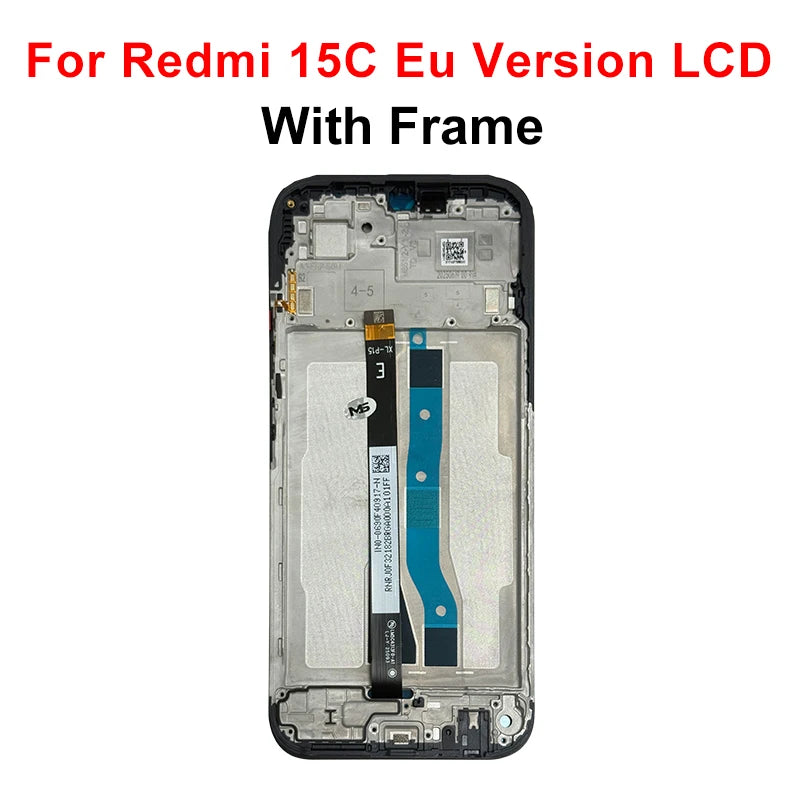 A- IPS For Xiaomi Redmi 12C 22120RN86G 12 LCD 14R 14C Display Touch Screen Digitizer Replace For Redmi 13C LCD 13 Display 15 15C