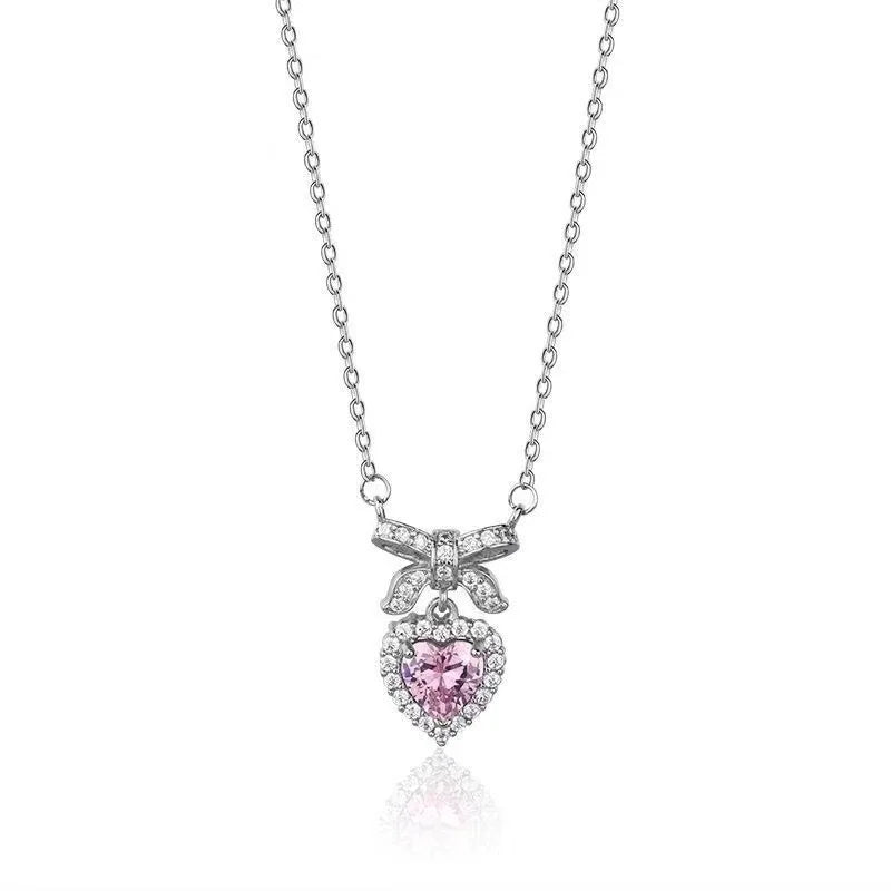 Heart Frequency Necklace Female Ins Niche High-grade Design Sweet All-match Smart Love Clavicle Chain Necklace