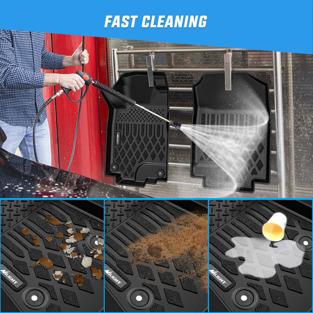 Nilight All-Weather TPE Floor Mats for Honda CRV (CR-V) 2012 2013 2014 2015 2016 2017 2018 2019 2020 2021 2022 2023 2024 2025,Custom Fit Waterproof Anti-Slip Floor Liners, Car Interior Protection Heavy Duty Floor Liners