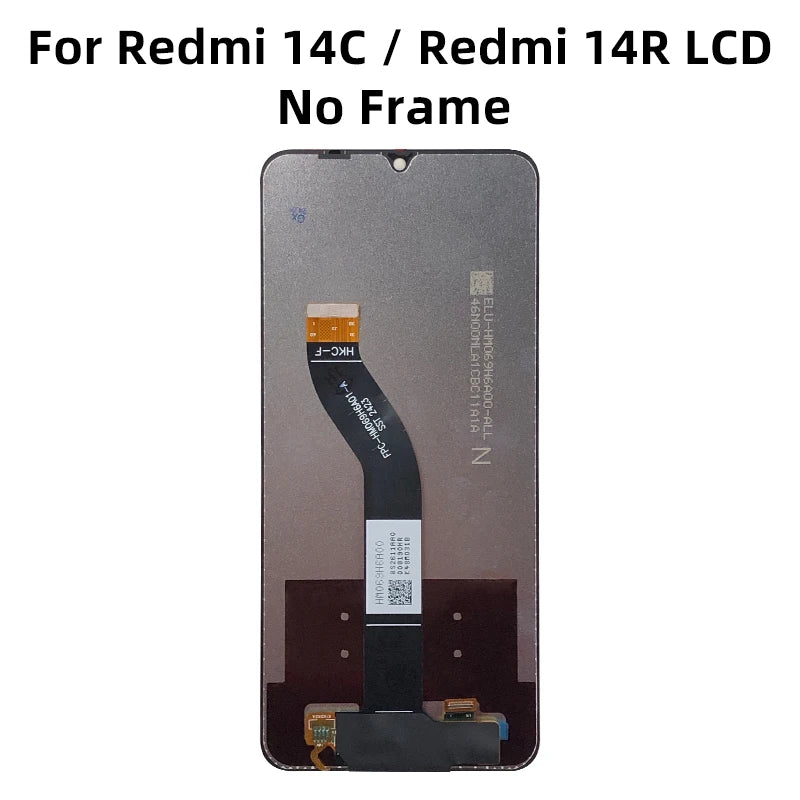 A- IPS For Xiaomi Redmi 12C 22120RN86G 12 LCD 14R 14C Display Touch Screen Digitizer Replace For Redmi 13C LCD 13 Display 15 15C