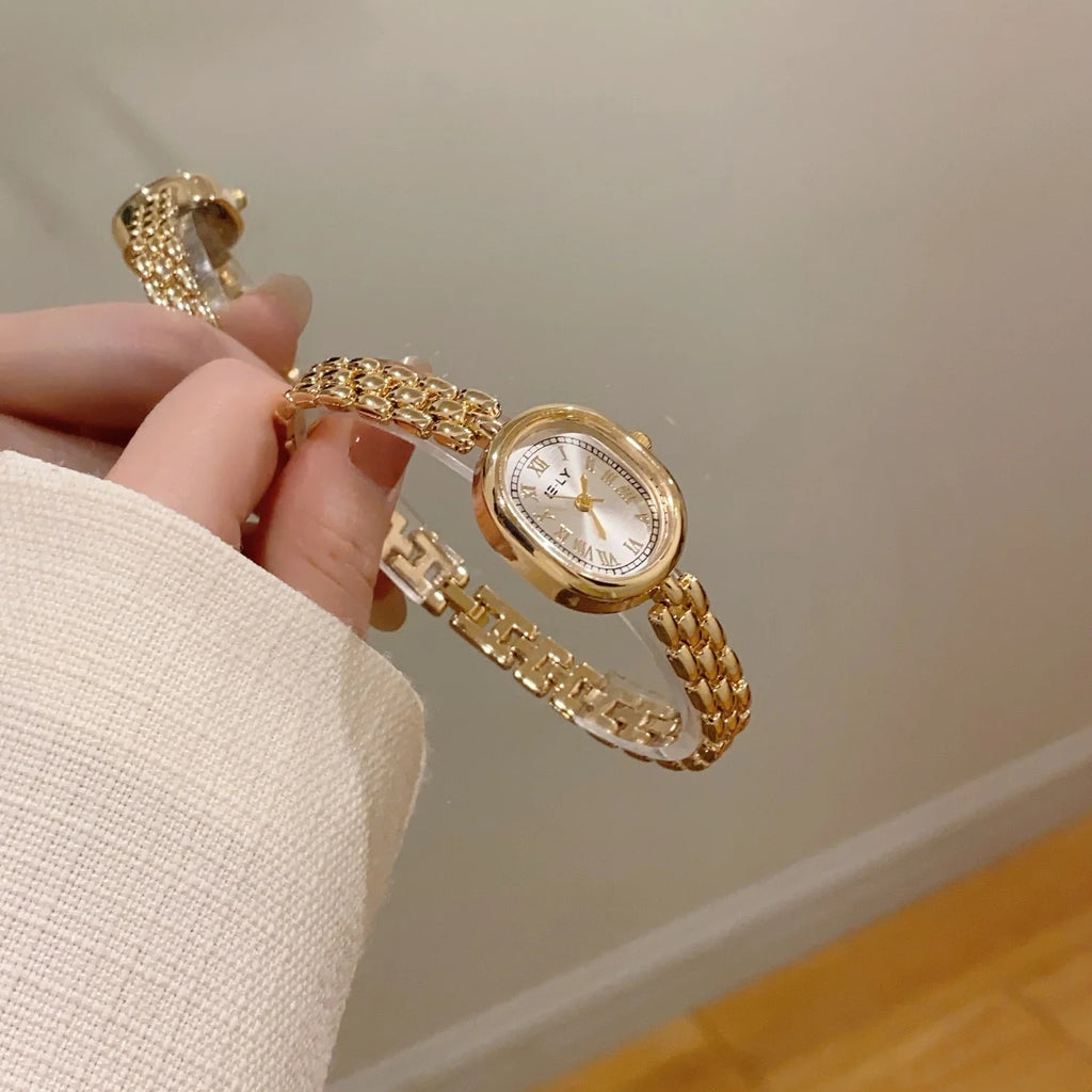 Women Watches Top Brand Luxury Wristwatches Ladies Fashion Gold Bracelet Watch Female Elegant Clock Women Montre Femme