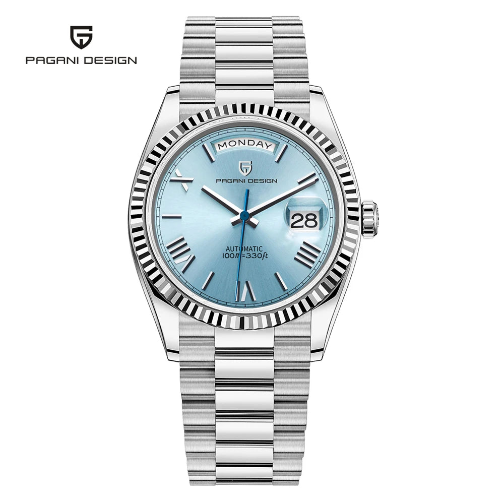 2026 New PAGANI DESIGN DD36 Rose Gold Men's Watches Luxury Mechanical Automatic Watch For Men Date Waterproof AR Sapphire Clock