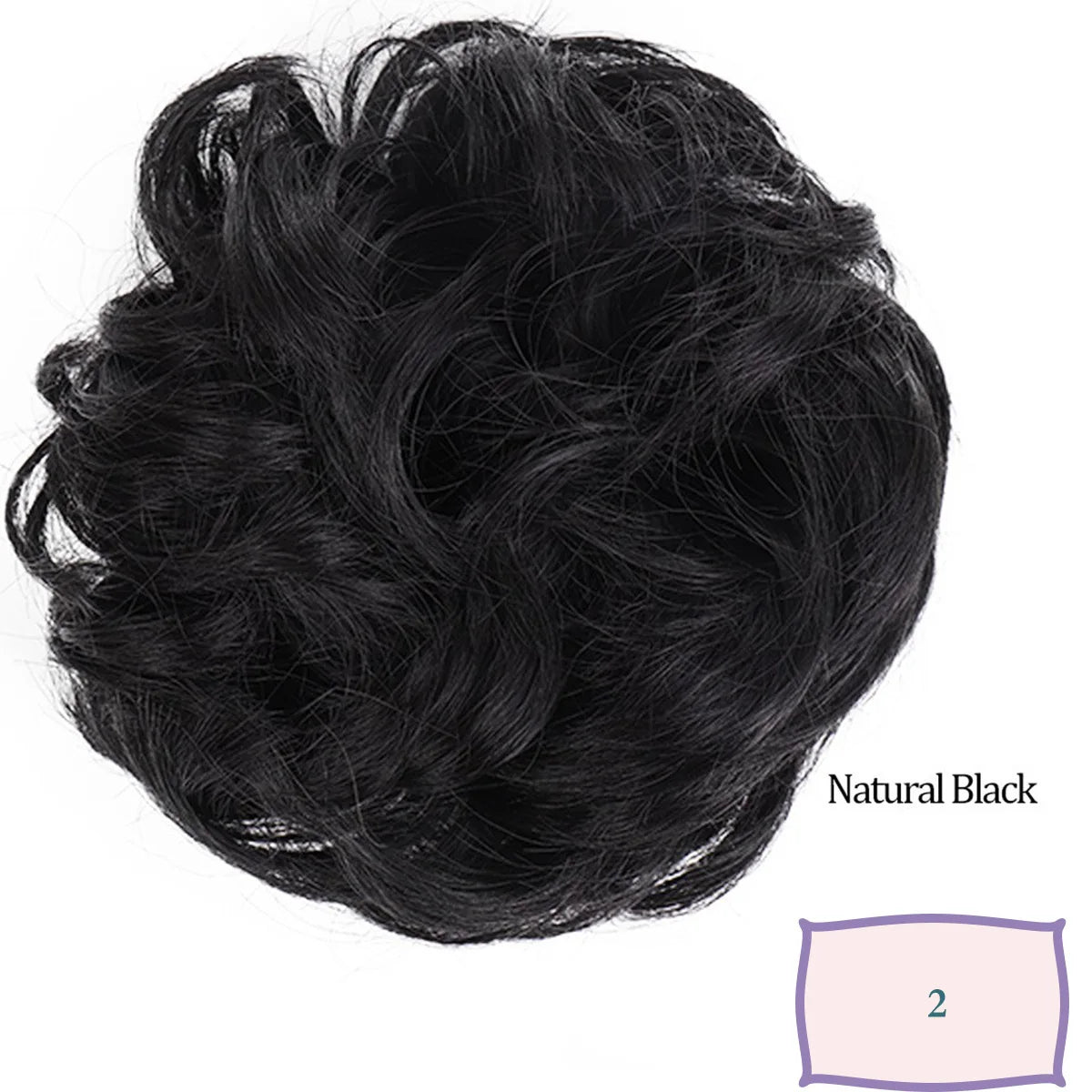Synthetic Messy Hair Bun Chignon Scrunchies Fake Hair Band Braid Elastic Hairpiece Tail Chignon Donut Updo Hair Pieces for Women