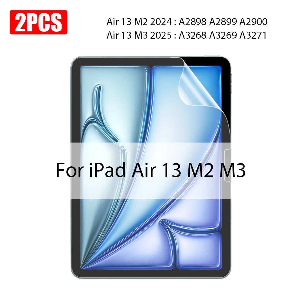 2PCS Paper Film Like For iPad 11th A16 10 9 9th 10th Generation Pro 13 M4 M5 12.9 Screen Protector Ipad Air 11 5 4 M3 M2 Mini 7