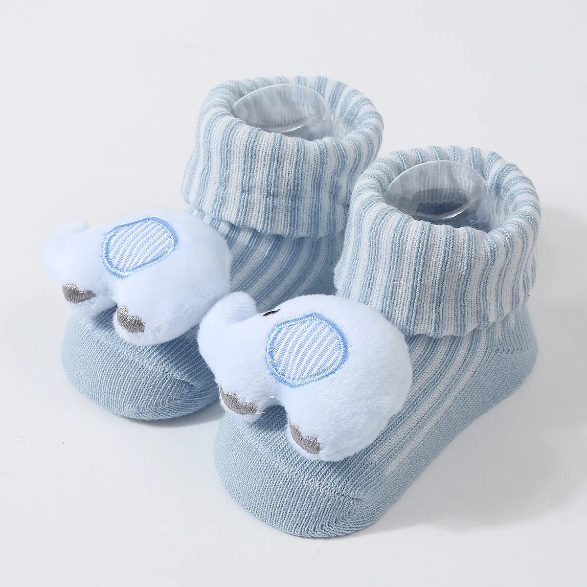 Baby Socks Spring and Autumn Soft Cotton Newborn Baby Socks in The Tube Cartoon 3D Doll Infant Boys Girls Socks 0-6 Months