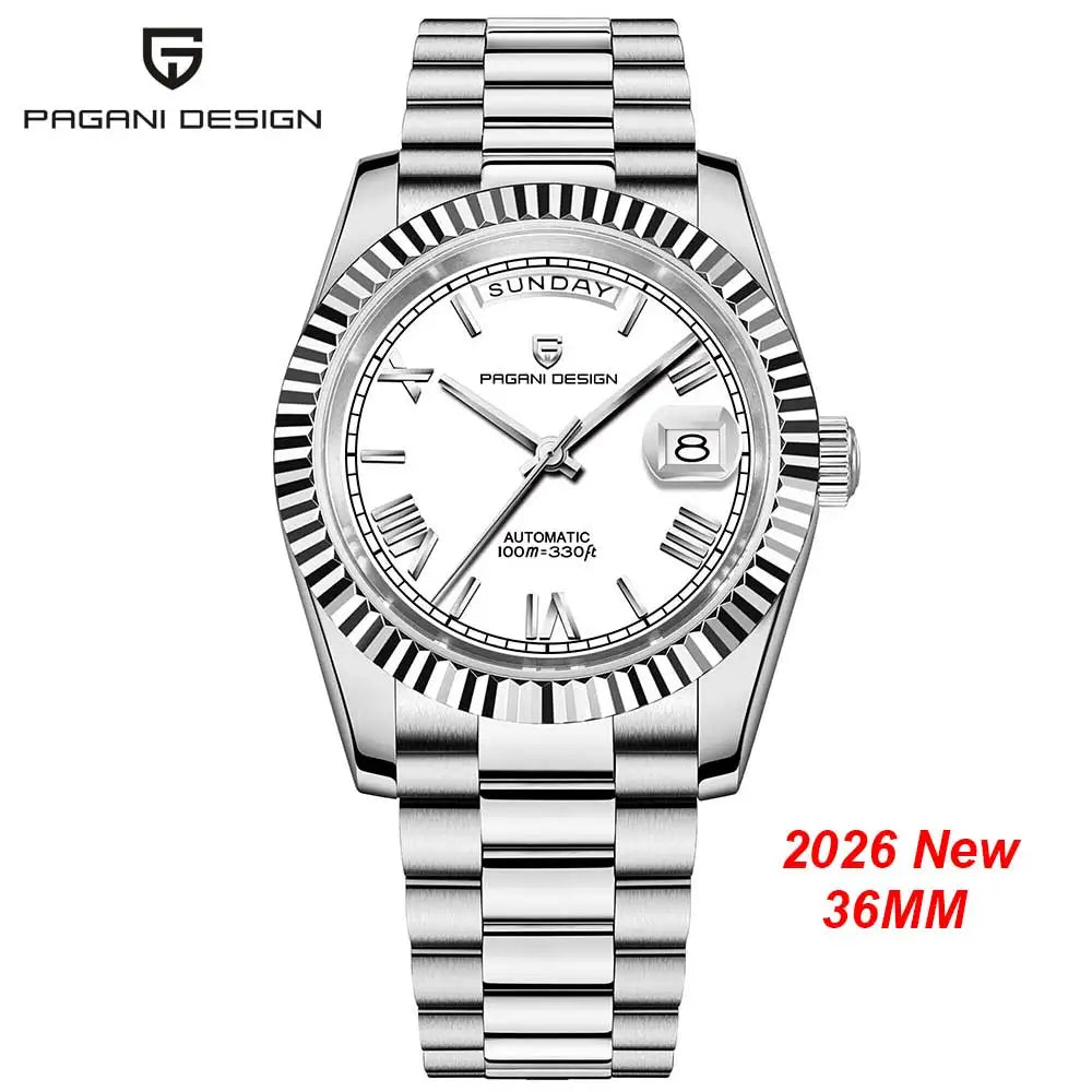 PAGANI DESIGN New Gold DD36 Men's Watches Luxury Automatic Watch Men AR Sapphire Glass Mechanical Wristwatch Men ST16 Movt Clock