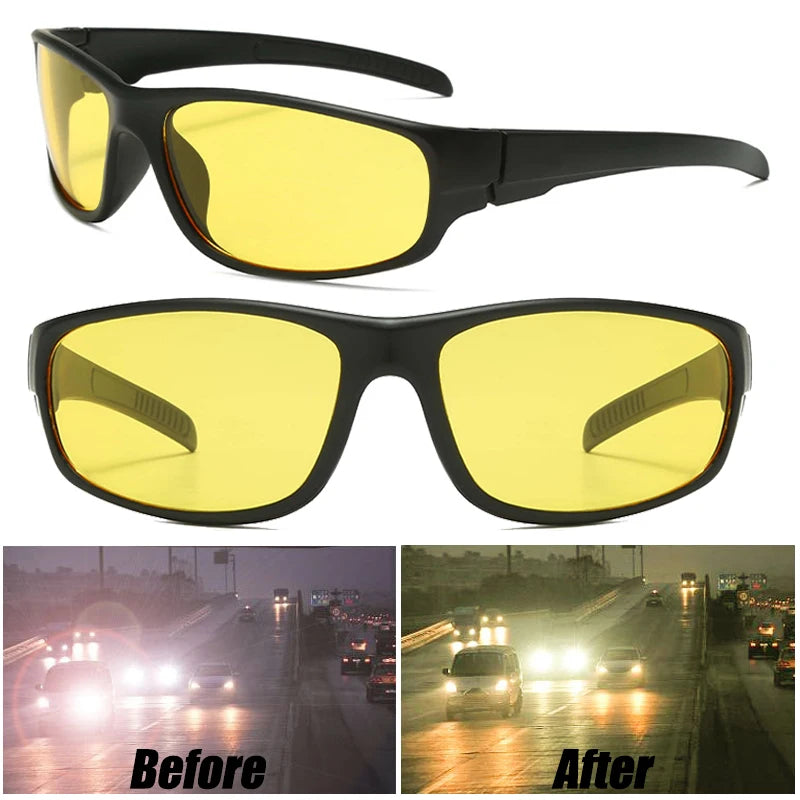 Anti-Glare Night Vision Driver Goggles Car Interior Accessries Night Driving Enhanced Light Glasses Fashion Sunglasses Goggles