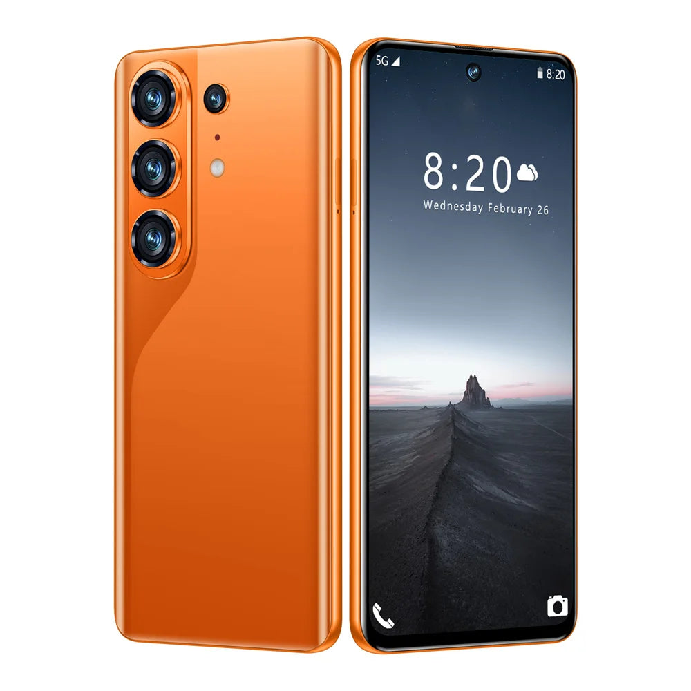 K-Touch Mobile Phones C26 Ultra Smartphone Android 5G 7.3 HD Cell Phone 22GB 2TB 7800mAh Octa Core Unlock Dual SIM 16+48MP Camera Global Version Cellphones