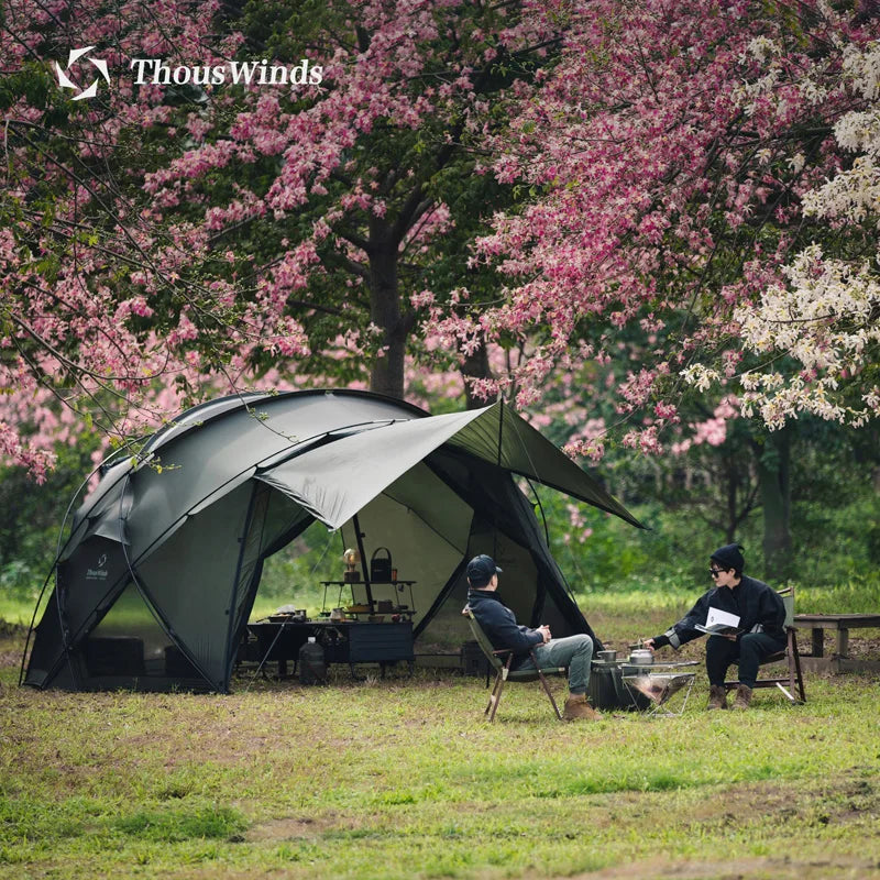 Thous Winds CNC Family Camping Tent Accessories Outdoor Camp Tent 20D Ripstop Nylon Both Side Silicon Lightweight Tents