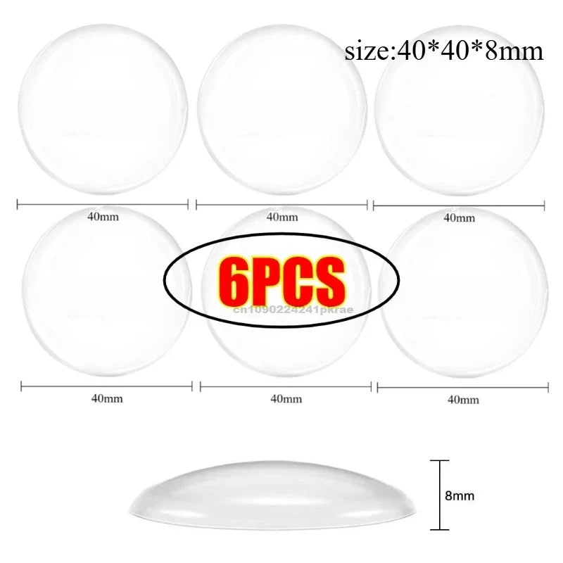 Door Stopper Handle Bumpers Silicone Self Adhesive Mute Anti-Shock Protection Porte Pad Home Decoration Wall Protection