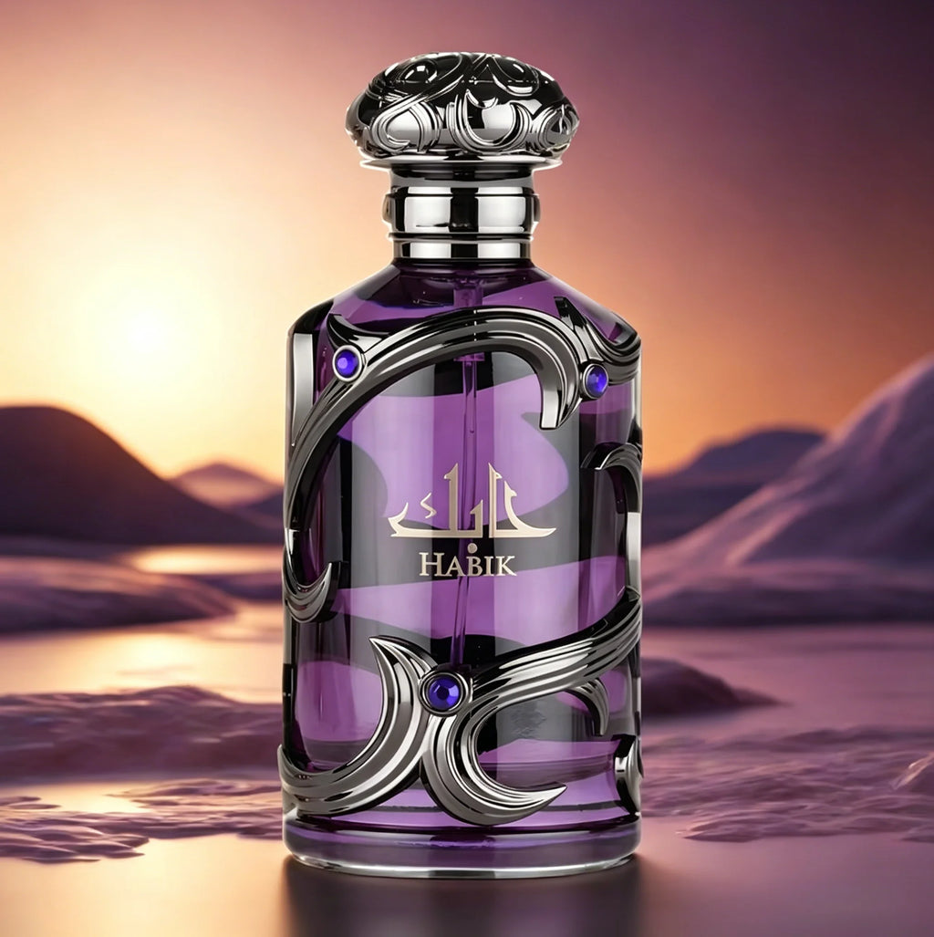 Lattafa Habik – Spicy, Aromatic, Woody, Musky – Eau de Parfum Spray Long-Lasting Fragrance for Men, 3.4 Ounce / 100 ml