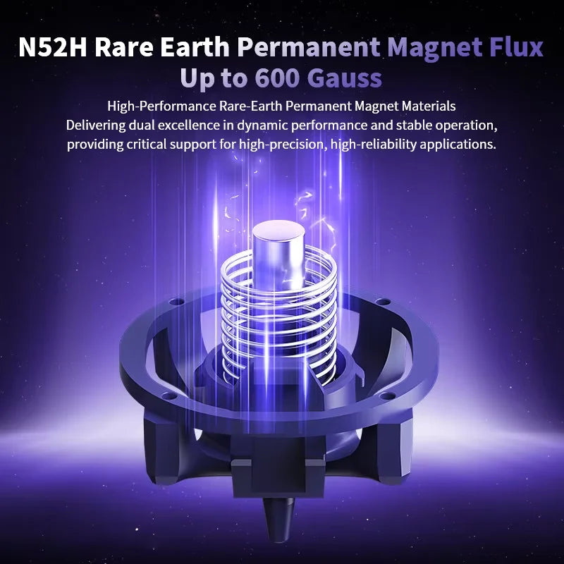 UFO Magnetic Switch 360° dual rail design RT0.001mm 40gf Magnetic keyboard Switches Hall Effect Fine lubrication Gaming Switch