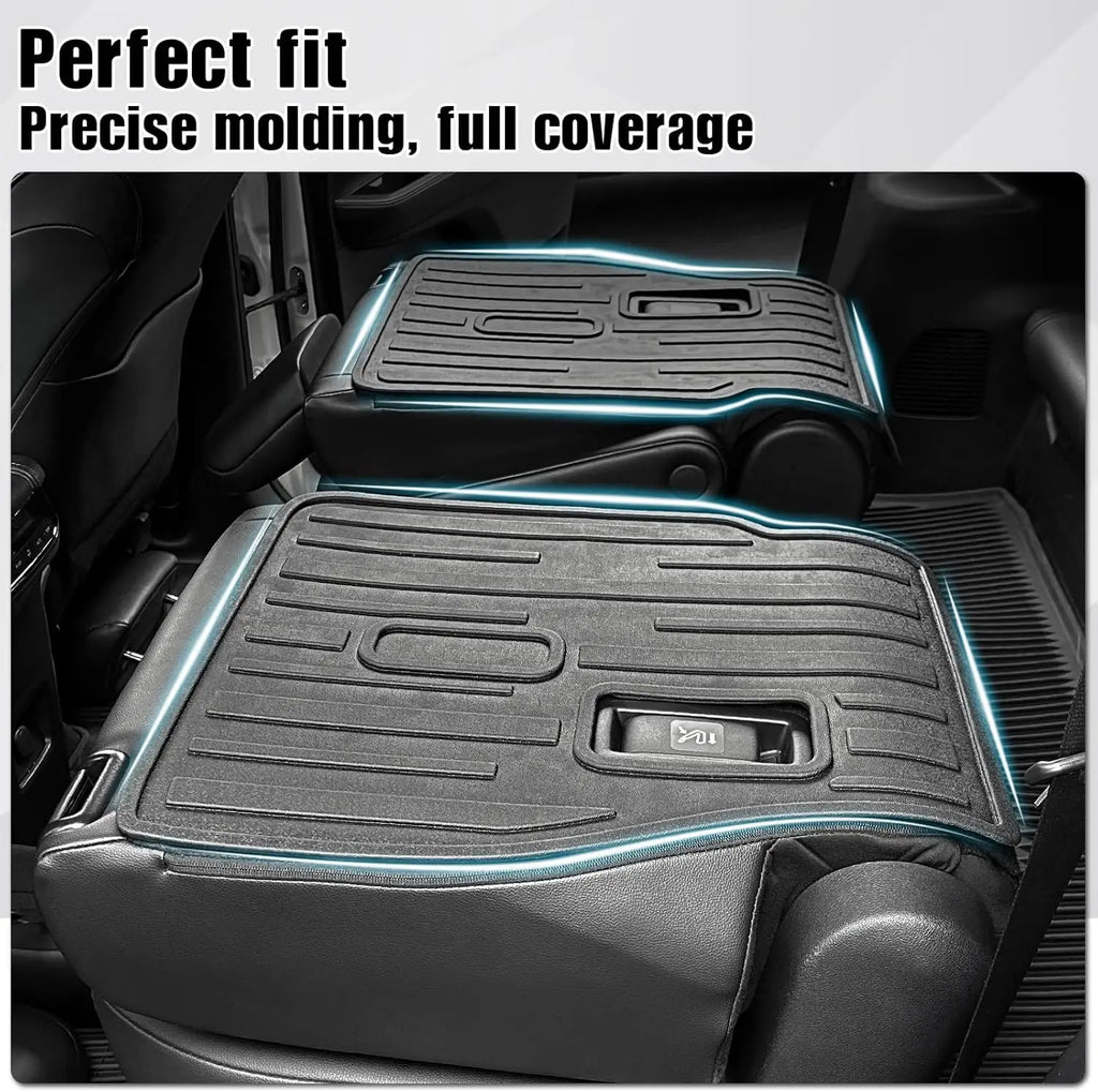 All-Weather TPE Seatback Mats for 2024-2026 Toyota Grand Highlander 7-Seat Captain Chairs, Durable Car Mat Accessories