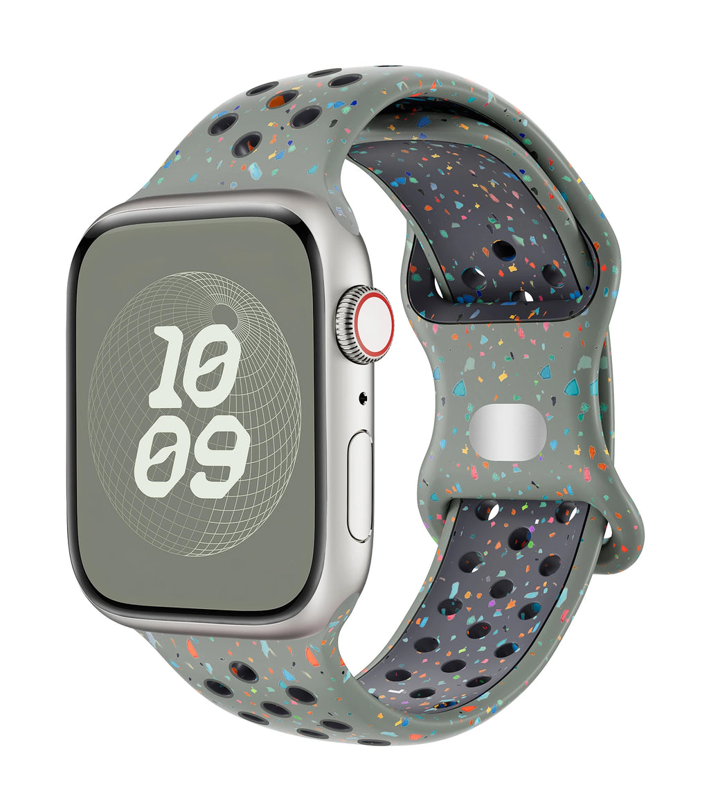 Silicone Strap for Apple watch band 40mm 41mm 45mm 44mm 46mm 49mm 42mm Breathable bracelet iwatch Series 11 10 9 8 SE 3 Ultra 2