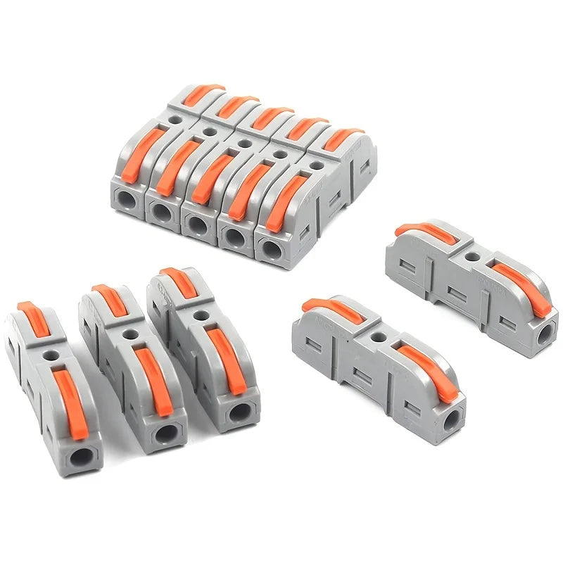 20/30/50/100 Pieces of Universal Lever-Type Cable Connectors, 1-to-1 Direct Connection Assembly Type, Electrical Connectors, Wire Terminals, Quick Connection