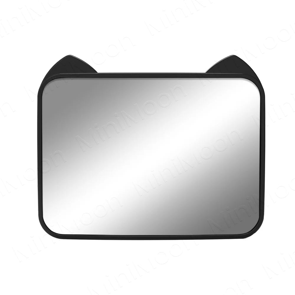 Adjustable Wide-Angle Car Seat Mirror, Headrest Mount Safety Monitor for Rear-Facing Baby & Child