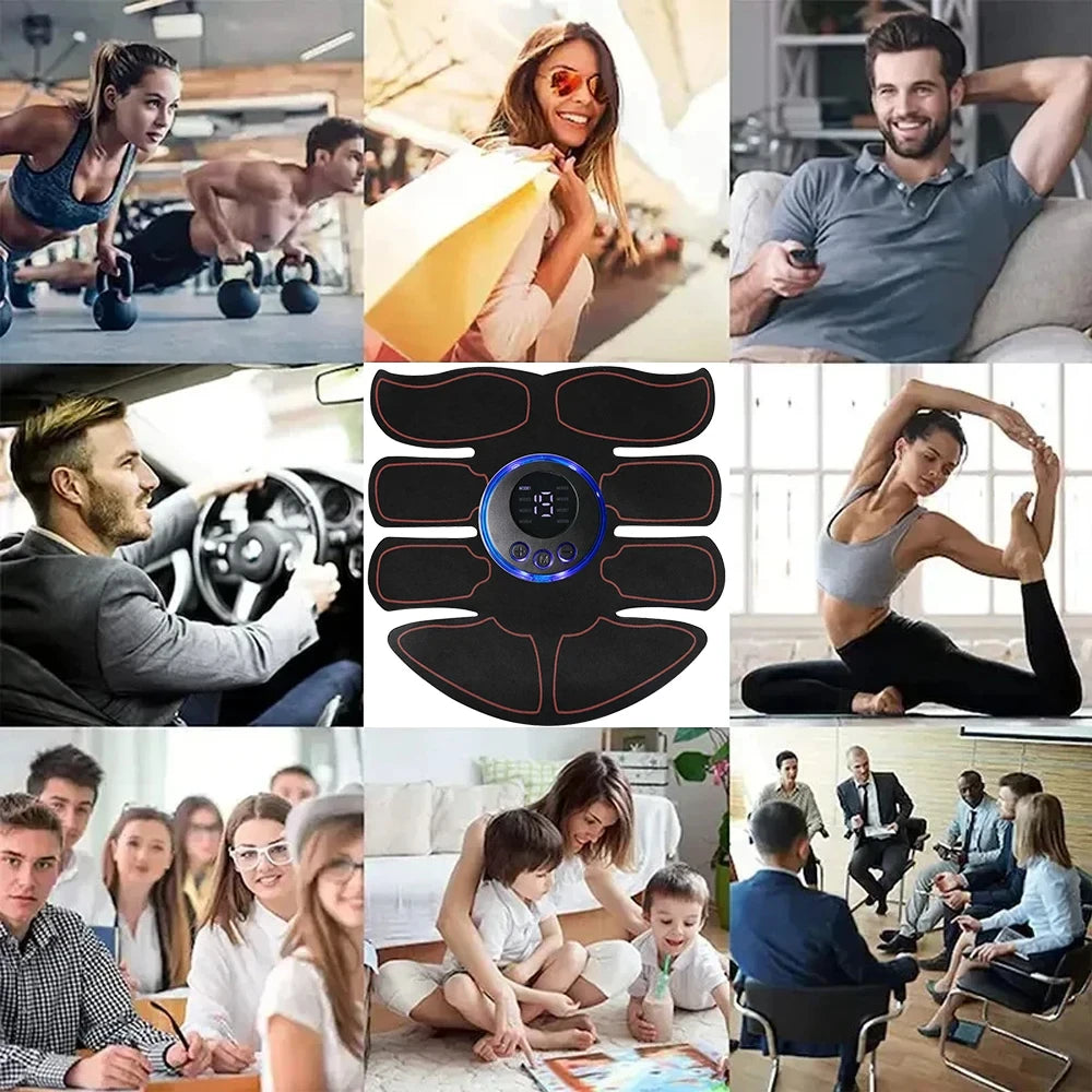 ABS Stimulator Muscle Toner EMS Muscle Stimulator Fitness Weight Loss Massager Abdominal Training Slimming Patch
