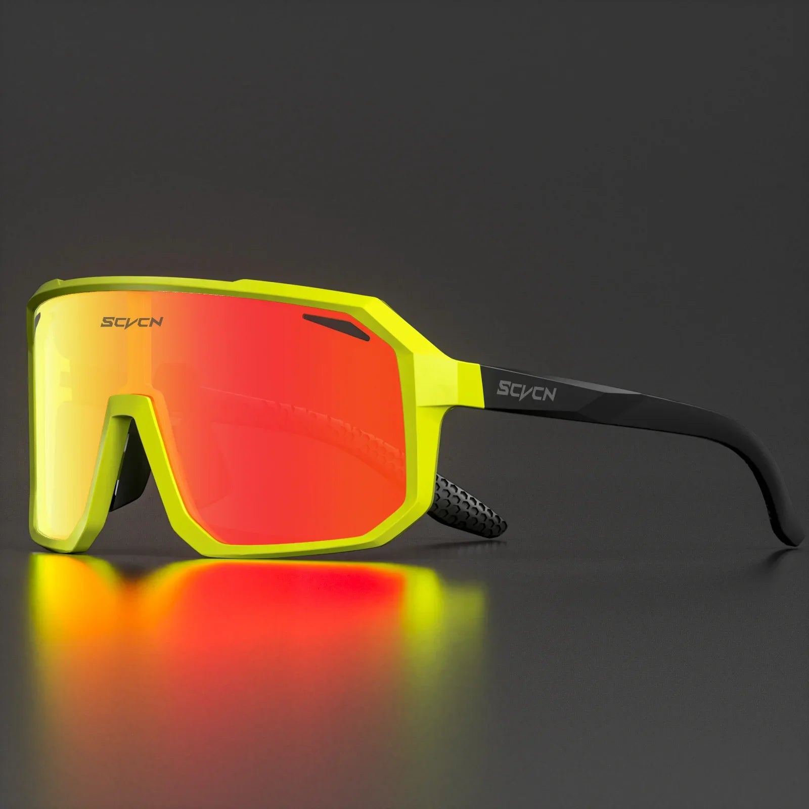 SCVCN New Cycling Sunglasses Men Road Driving Bike Glasses Outdoor Sports Mountain Climbing Women Bicycle Cycling UV400 Goggles