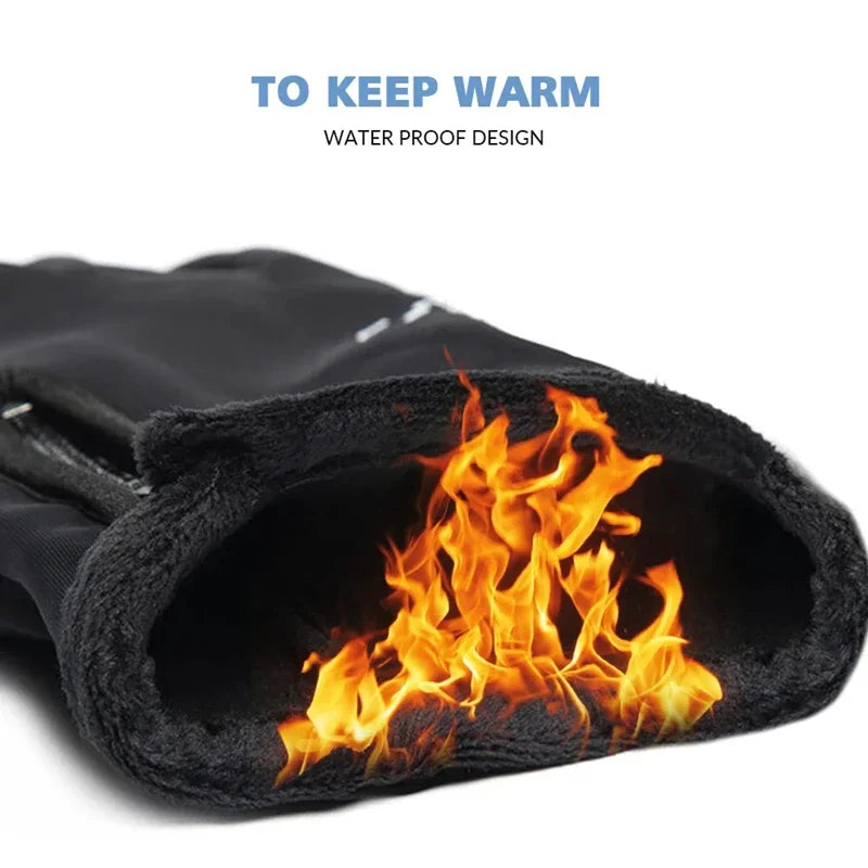 Winter Gloves Waterproof Thermal Touch Screen Thermal Windproof Warm Gloves Cold Weather Running Sports Hiking Ski Gloves 2025