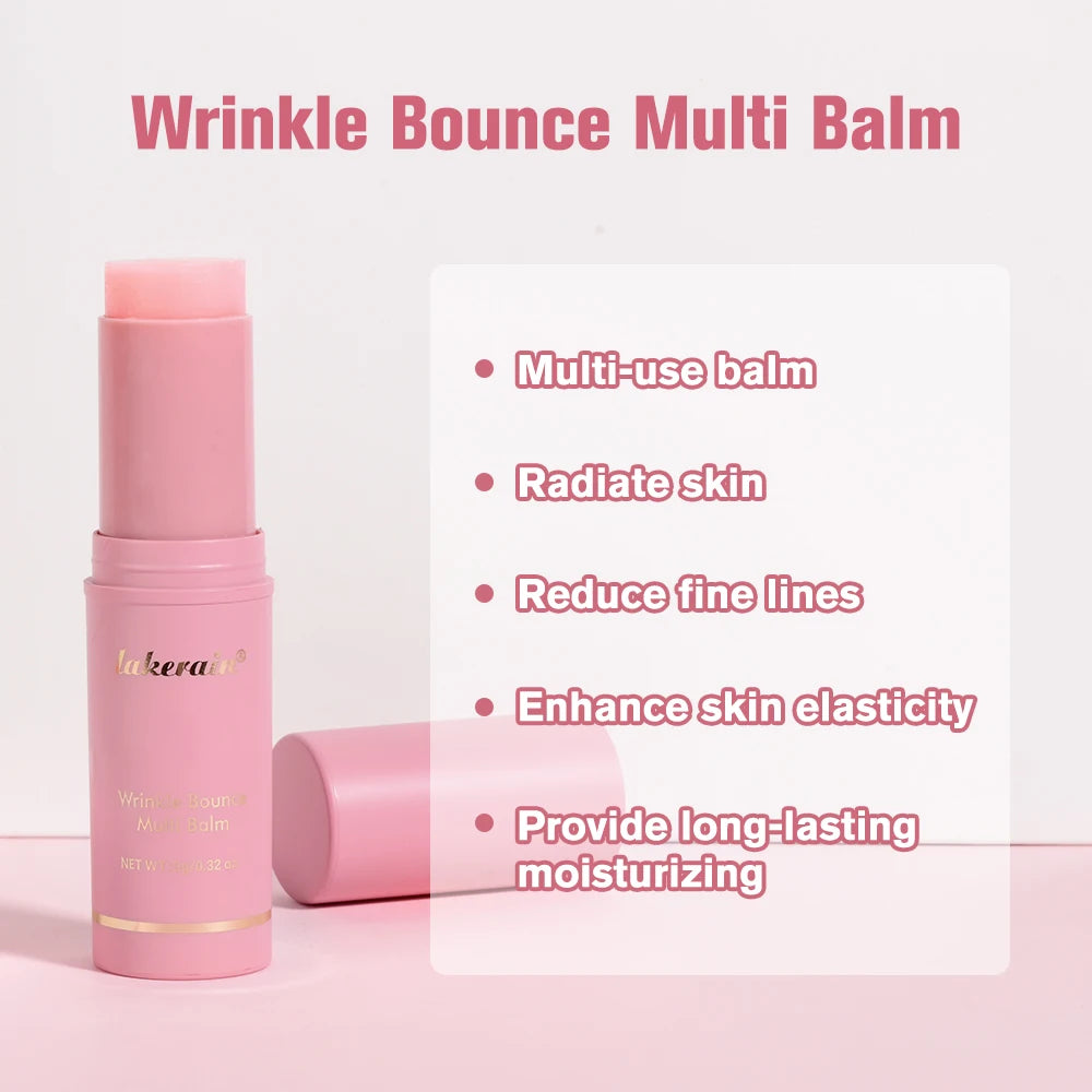 Moisturizing Wrinkle Bounce Multi Balm Stick Deep Hydrating Facial Skin Long-lasting Brightening Collagen Cream Korean Cosmetics