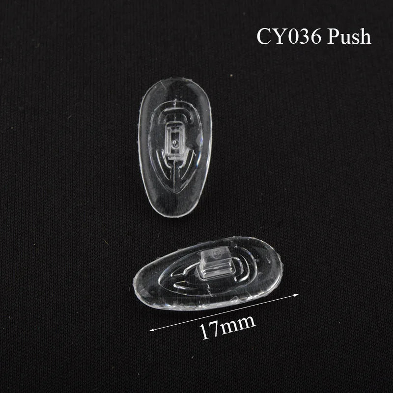 2000pcs Wholesale Eyeglasses Glasses Silicone nose pads various types & sizes eyewear nose pad part oval round