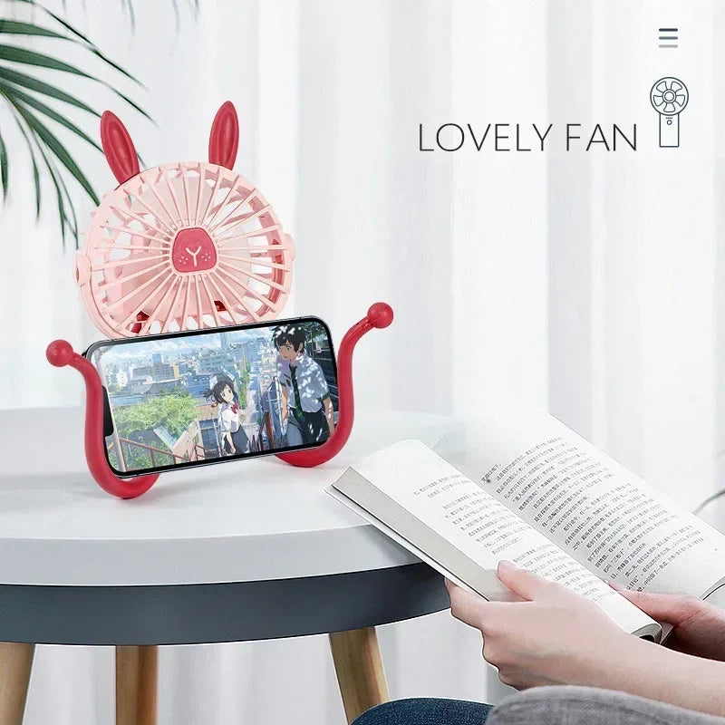 Baby Stroller Fan With Clip, Octopus Shapoed Funny Fan With Flexible Tripod Wrapped, USB Rechargeable Portable Fan for Car Seat