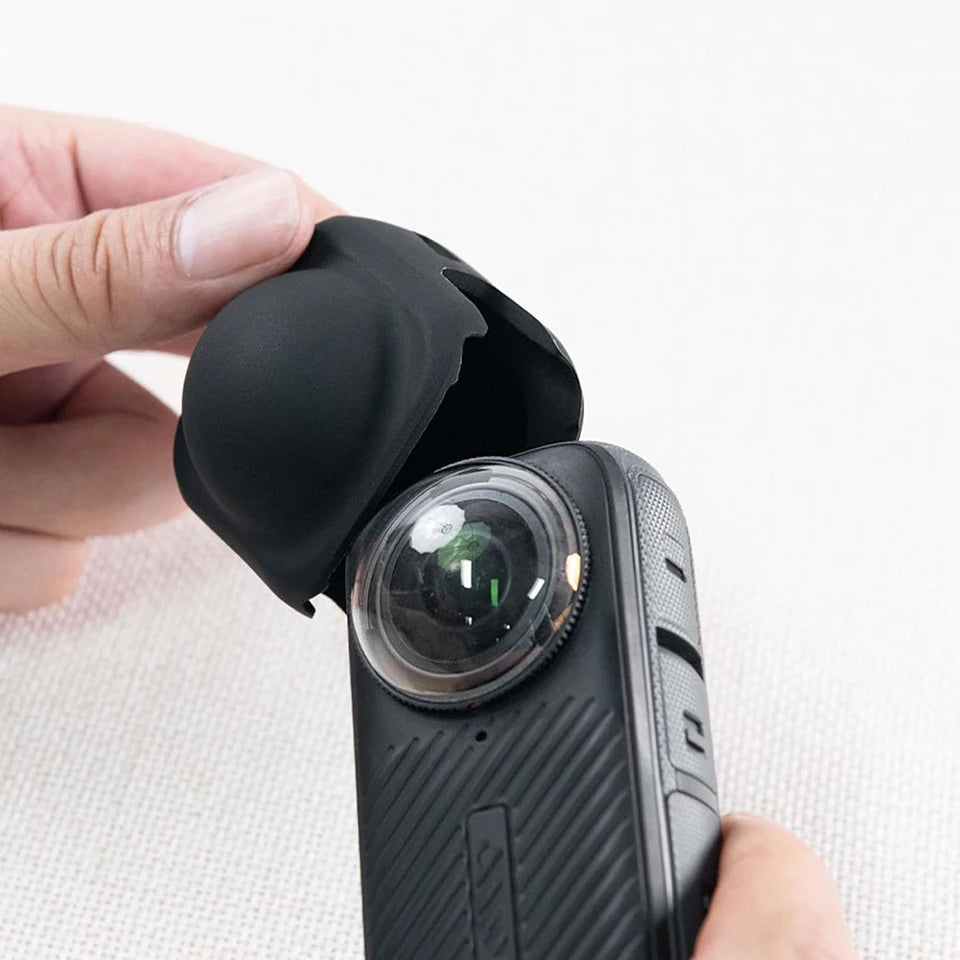 Lens Cap for Insta360 X5 X4 Silicone Protective Case Anti-Scratch Protector Cover for Insta360 x4/x5 Camera Accessories