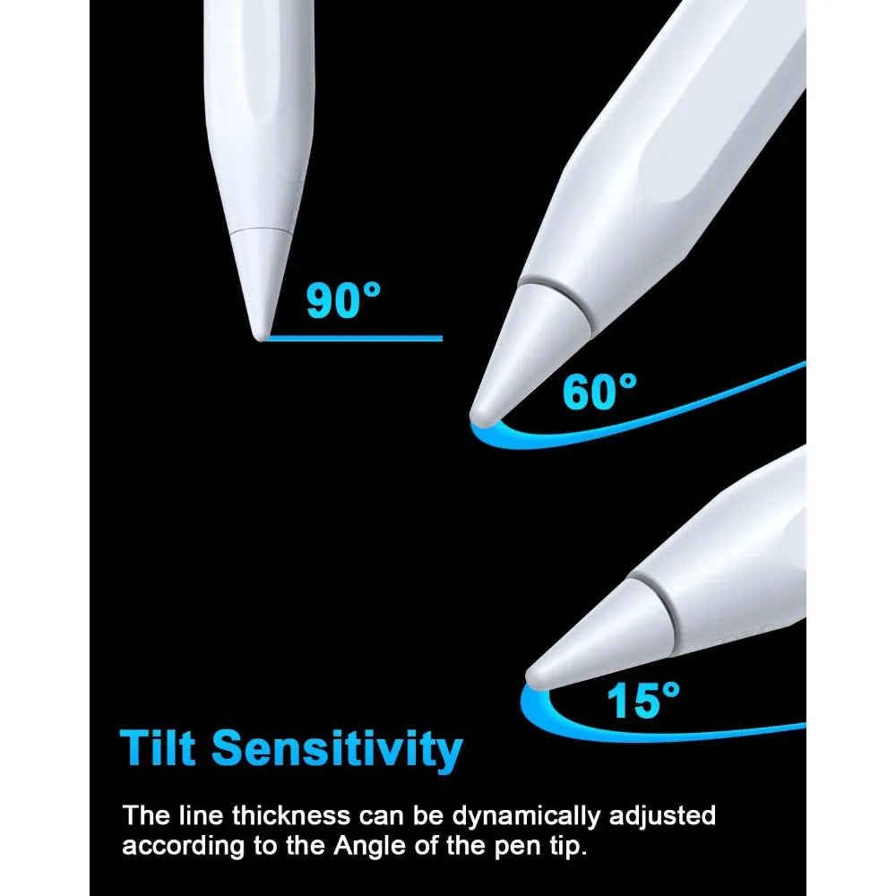 Penlike Pencil for iPad A16 10th,  for 2018-2026 iPad A16/11-6th, Air 11/13，Pro 13/11/M4/12.9, Mini A17 Pro/6/5th Palm Rejection