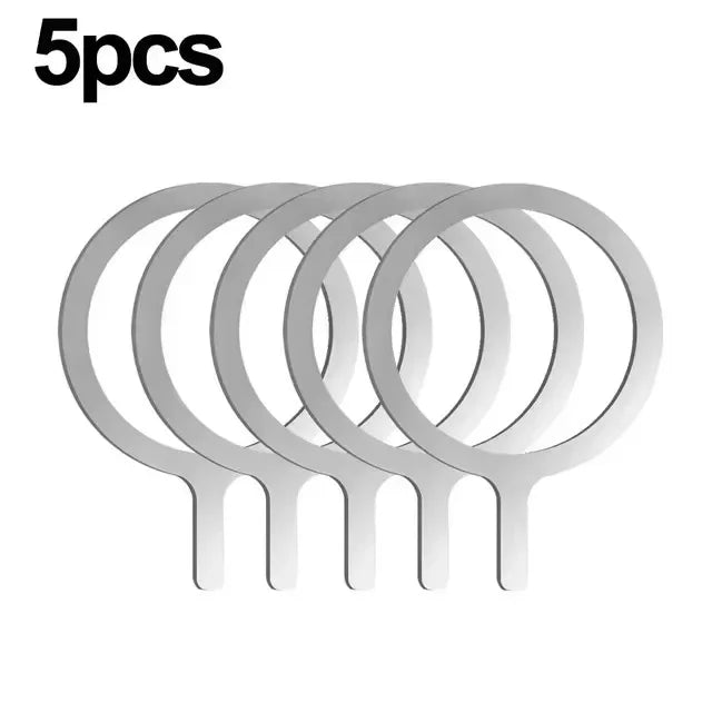 Universal Magnet Sticker Magnetic Adapter Ring Suitable for Magsafe IPhone Wireless Charging Cellphone Round Metal Plate Ring