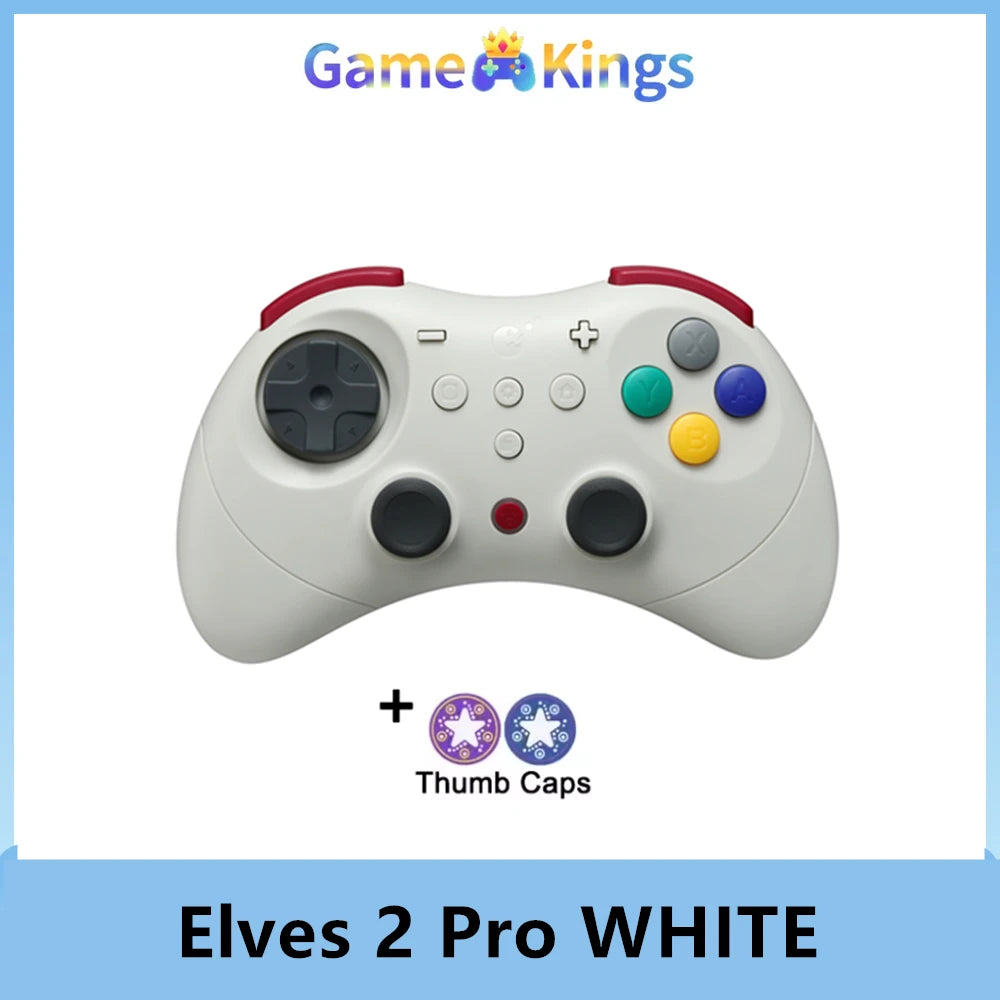 GuliKit Elves 2 Pro Wireless Gaming Controller for Switch 2,Windows,iOS & Android, Hall Effect Joysticks,1000Hz Polling Rate
