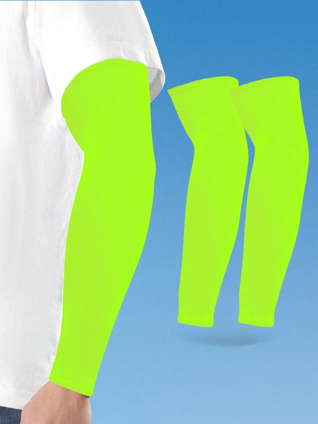 Sun Protective Anti UV 1 Pair Cycling Ice Silk Sleeve Summer Men Women Golf UV Protection Comfortable Breathable Ice Sleeve,Suitable For Cycling And Riding Motorcycle