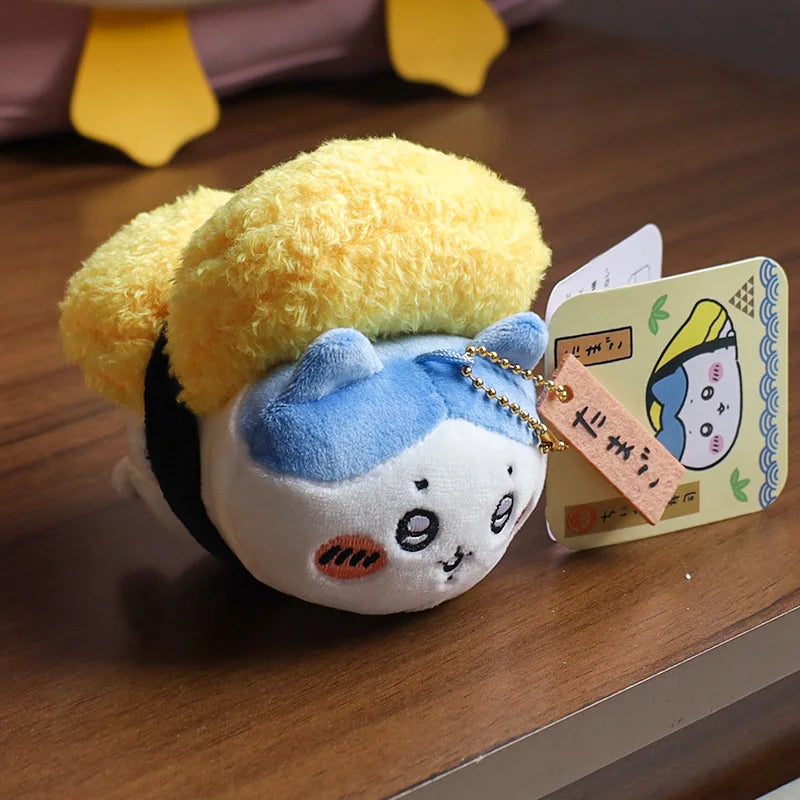 Sushi Series jiyi Pendants Plush Dolls Momonga Hachiware Usagi Pendants Keychains Friend Dolls, Toys Cute Gifts