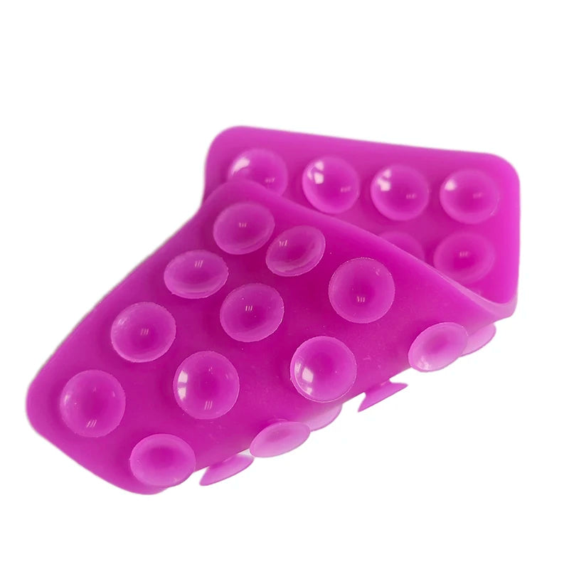 1pcs Backed Adhesive Sucker Pad For Fixed Pad Double Single Side Silicone Suction Pad For Mobile Phone Fixture Suction Cup