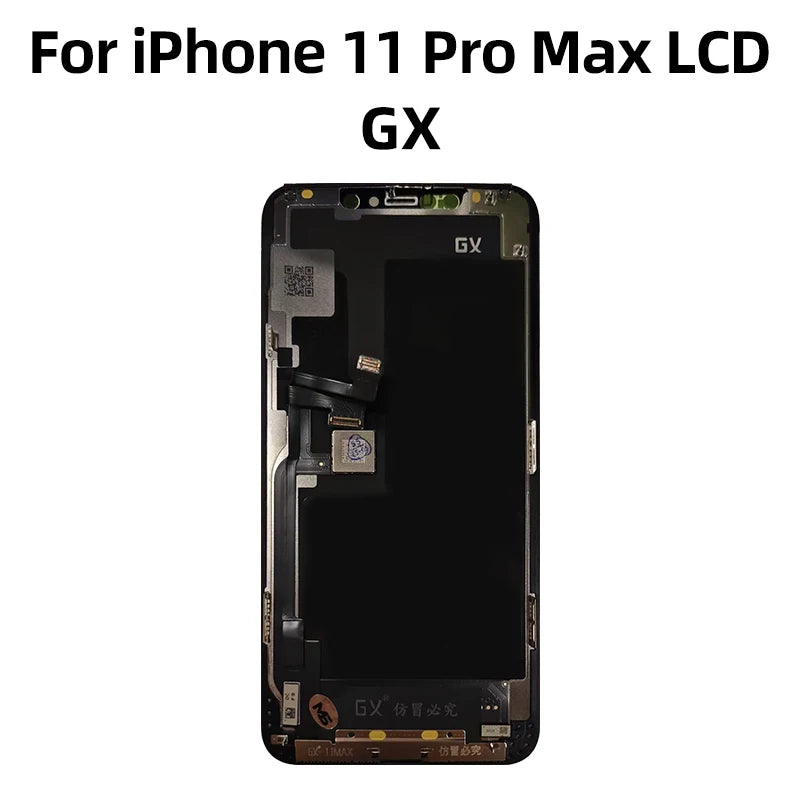 GX OLED For iPhone X XS XR XS Max LCD 11ProMax 13 ProMax 14ProMax 3D Touch Screen Digitizer 12 Mini 12 Pro Max Replacement Parts