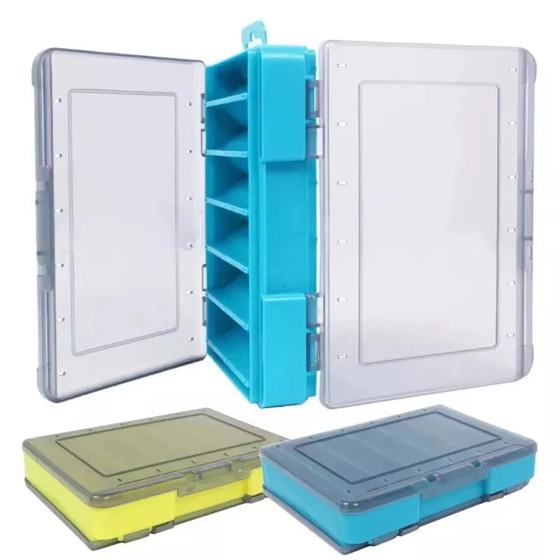 SHIQIAN Fishing Accessories Box U Size Wooden Shrimp Box Bait Box Storage Box VIB Minobo Climb Transparent