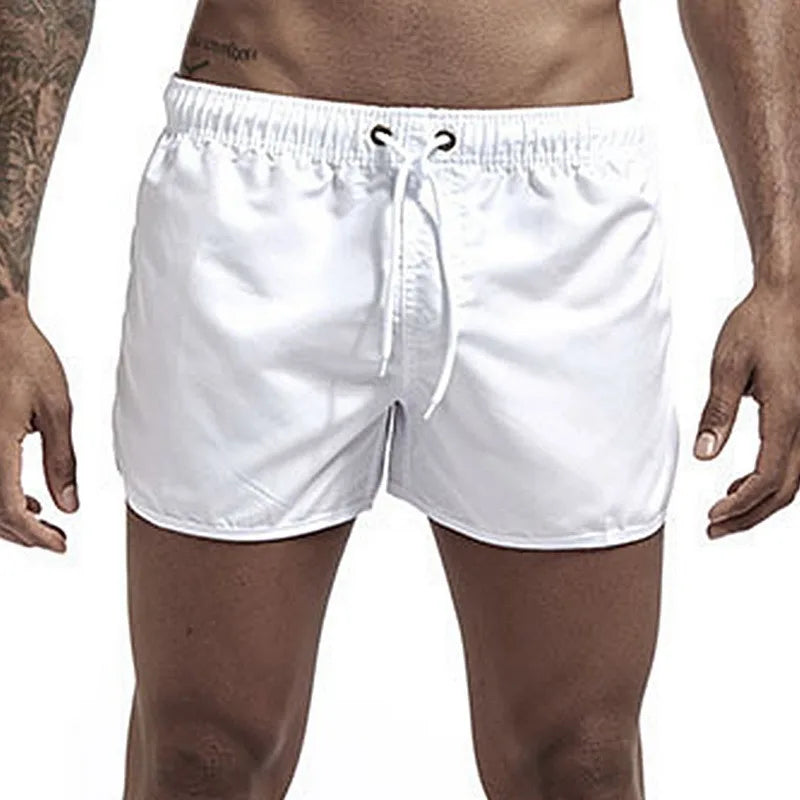 Shorts For Mens 2023 Summer Men's Swimwear Shorts Brand Beachwear Sexy Swim Trunks Men Swimsuits Low Waist Breathable Beach Wear