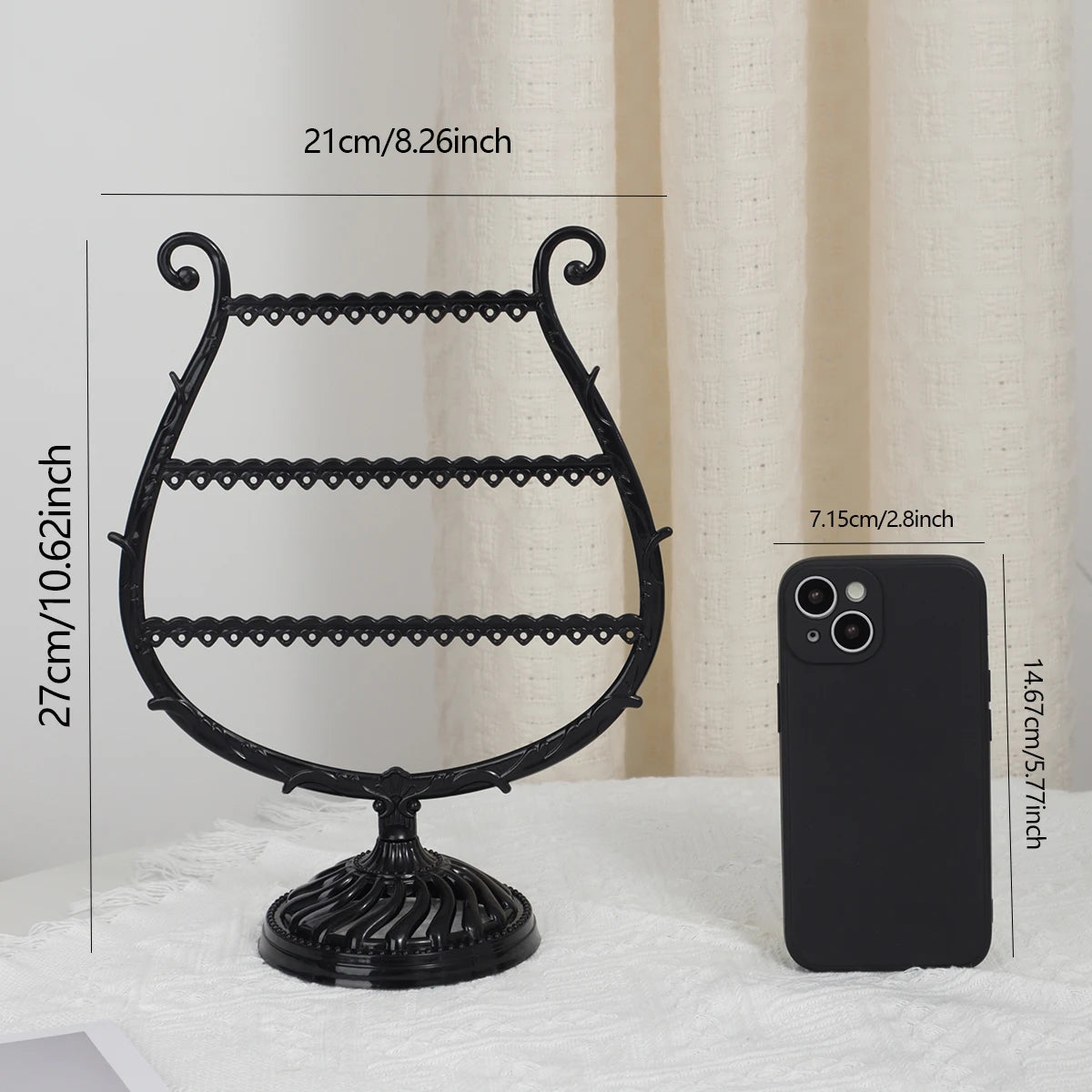 1PC - Creative Wine Cup Necklace Jewelry Display Shelf