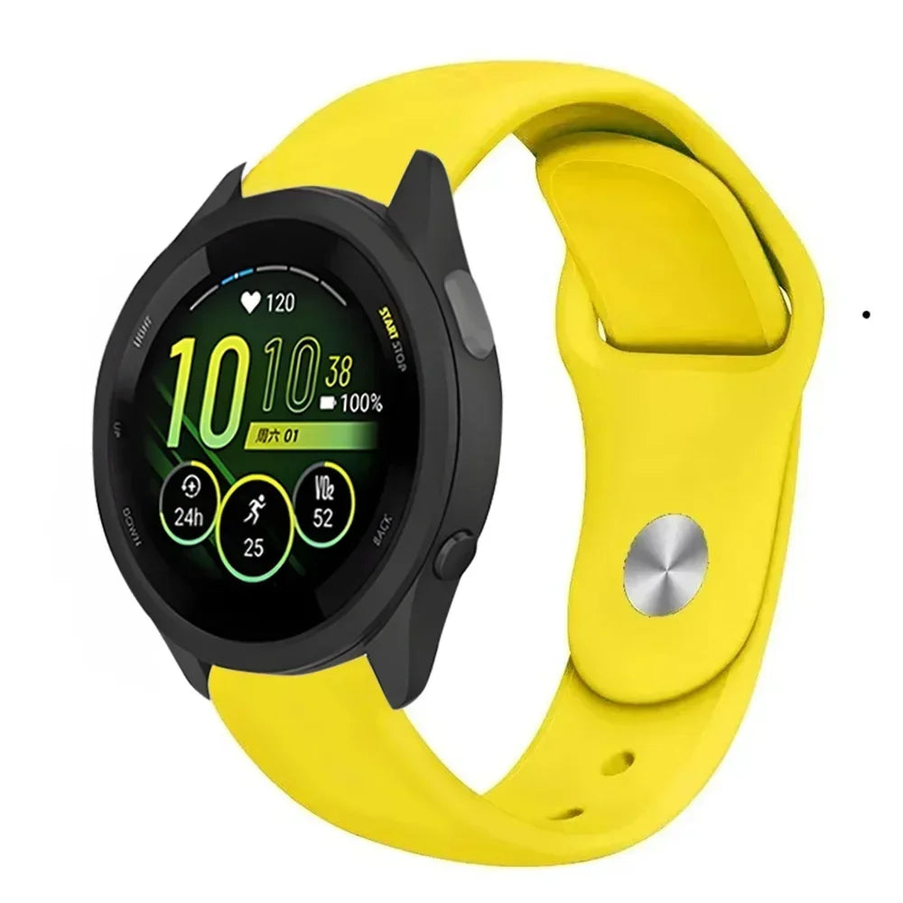 18/20/22mm Soft Silicone Strap For Gramin Forerunner 55 165 645 965 255/265 bracelet Accessories Wristband Garmin Venu 3S Correa