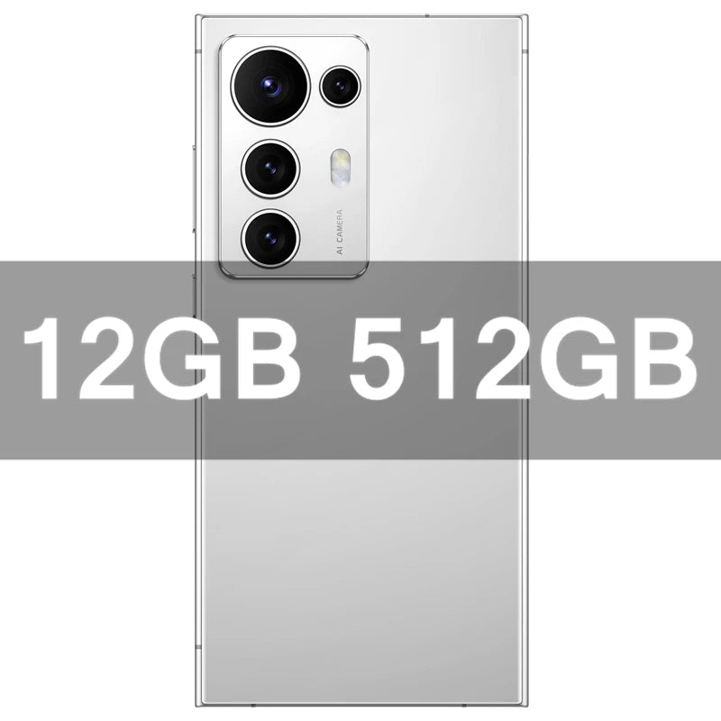 S25 ultra New smartphone 7.3inch HD 8000Mah Screen 16GB+1TB Android14 cellulare CellPhone 5G Mobile Dual Sim Face Unlocked AC24