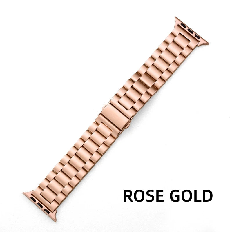 Stainless steel Strap For Apple Watch band UItra 49mm 9 8 7 45mm 41mm metal belt on Iwatch series 6 5 4 SE 3 44mm 42mm 40mm 38mm
