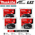 2026 New Makita 6Ah for Makita 18V Power Tool Battery BL1840 BL1830B BL1850B BL1850 BL1860 BL1815 Replacement Lithium Battery