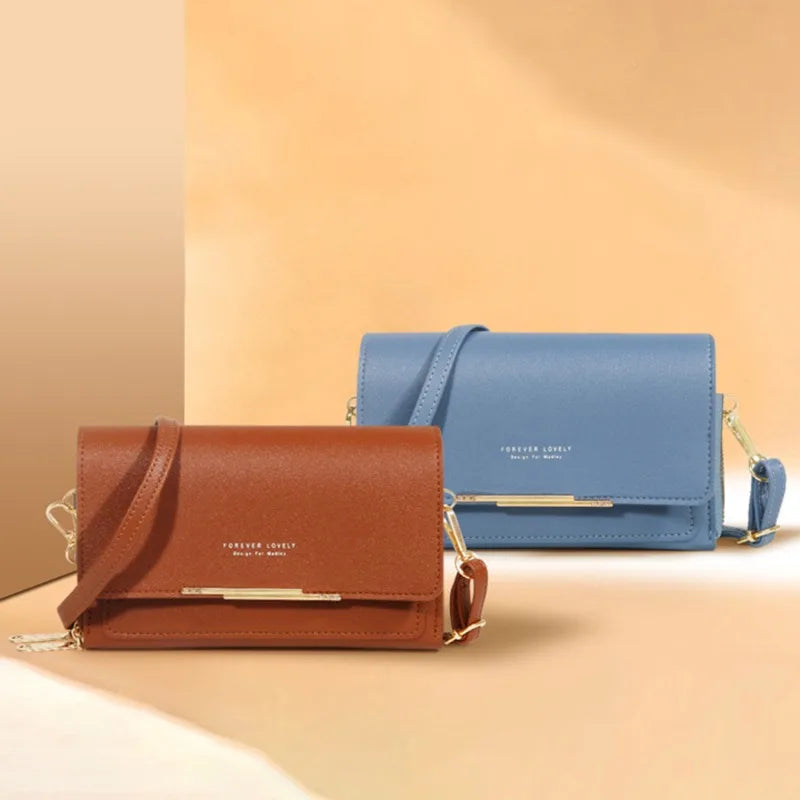 1PC Retro Fashion PU Leather Women Shoulder Bags Ladies Large-capacity Wallet Cross Body Handbag Messenger Bag Luggage Bags