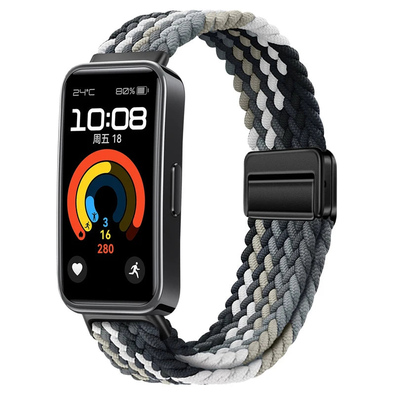 Sports Nylon Loop Strap for Huawei Band 11/11 Pro/10/9/8 Official Replacement Bracelet Belt Huawei Band 11 Wristband Accessories