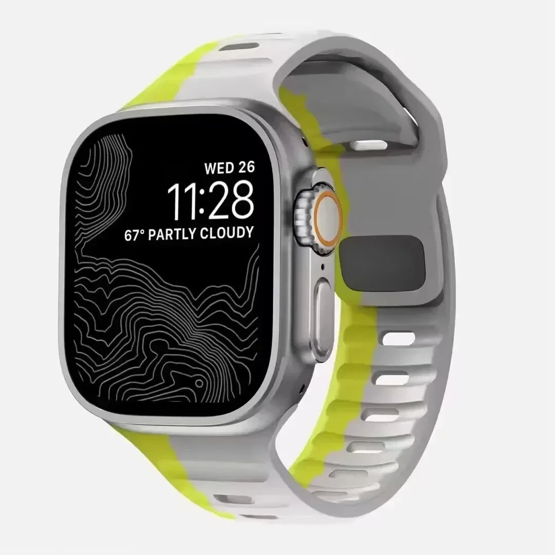Soft Silicone Strap For Apple Watch 8 7 3 5 6 SE 4 Ultra 2 49mm for iWatch 45mm 41mm 44mm 40mm 42mm 38 Luminous Bracelet correa