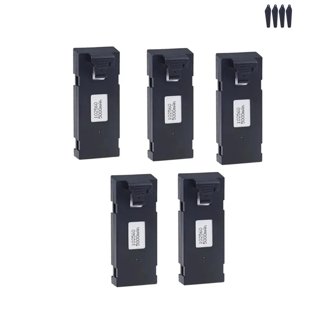 Upgrade 3.7V Drone Battery Accessory 5000mAh For E88 E88 PRO E99 PRO E525PRO Mini Uav Drone Battery 4K Drone Spare Parts Battery