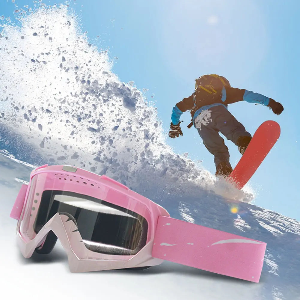 Motocross Glasses Motorcycle Pink Sunglasses Man MTB ATV Mask Windproof Protection Skiing Cycling Racing Off-Road Goggles