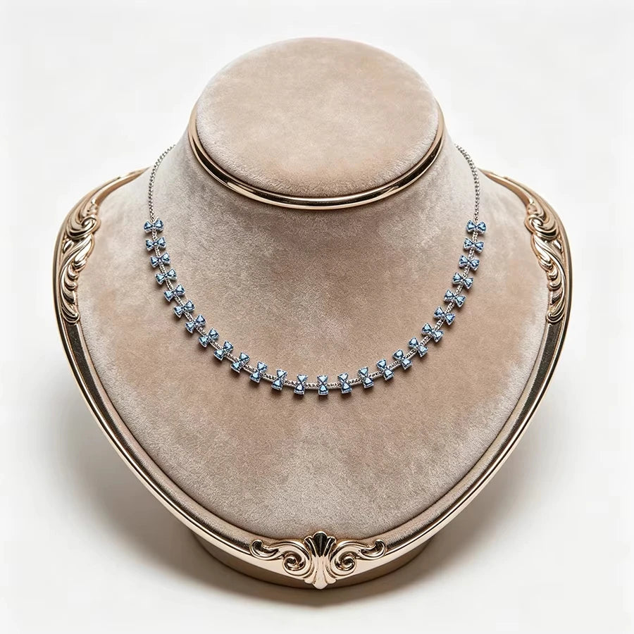 2026 New 925 Pure Silver Chain Y-shaped Necklace Two tone Splicing Necklace for Women's Fashion DIY Jewelry Gifts