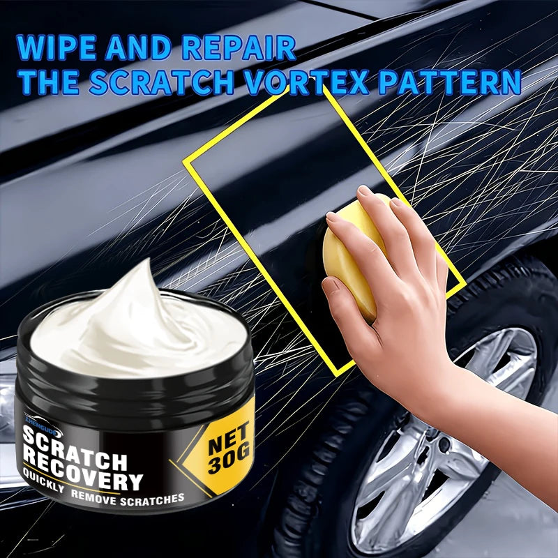 Easily Remove Small Surface Imperfections from Cars. Apply the Scratch Repair Paste to the Car Body to Restore Deep and Shallow Scratches Without Damaging the Original Paint Surface, Making It Ideal for Repairing Small Paint