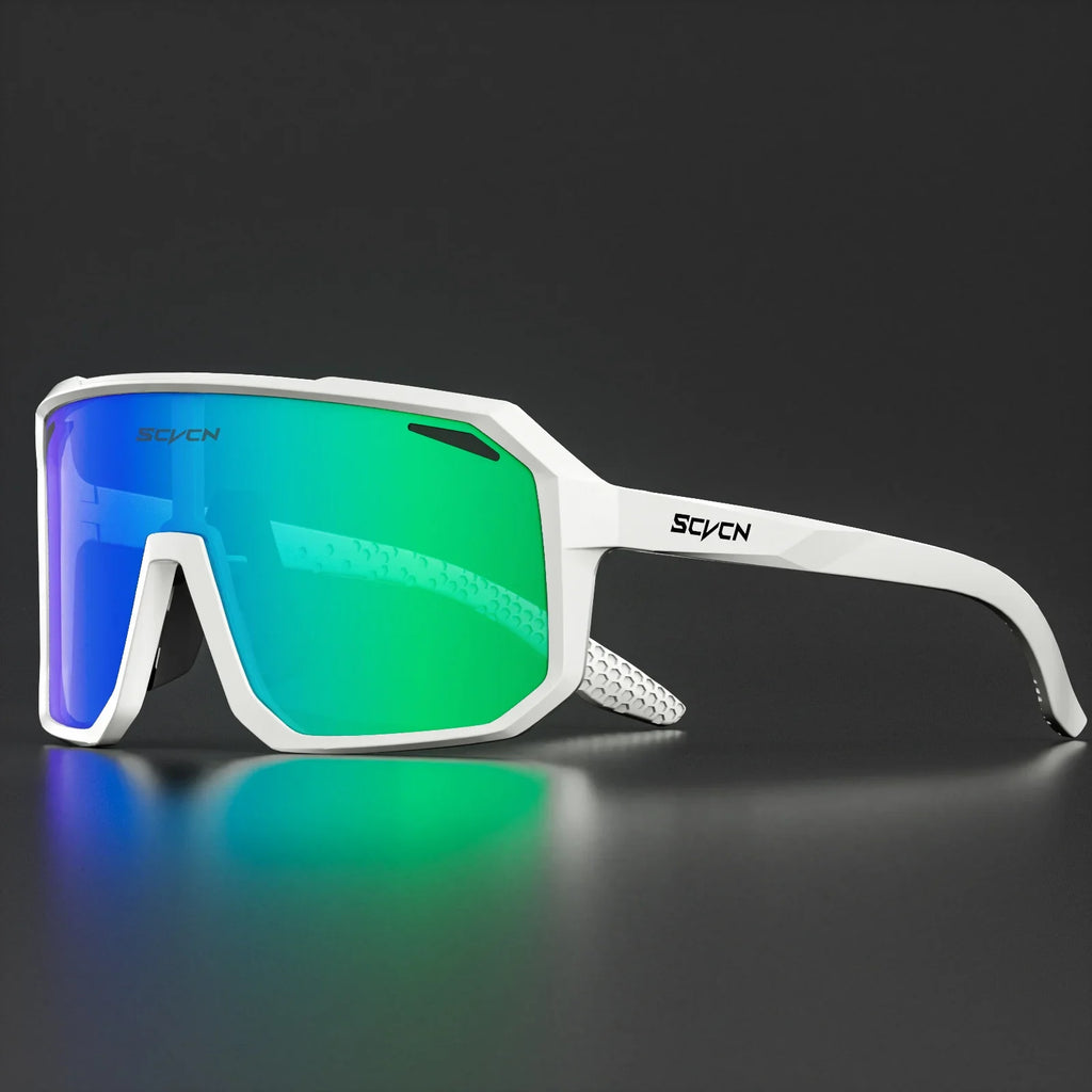 SCVCN New Cycling Sunglasses Men Road Driving Bike Glasses Outdoor Sports Mountain Climbing Women Bicycle Cycling UV400 Goggles