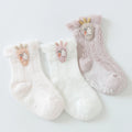 1 Pair Children Socks Girls Boys Baby Newborn Accessories Anti Slip Animals Kids Toddlers Gift Clothes Infant Breathable Cartoon
